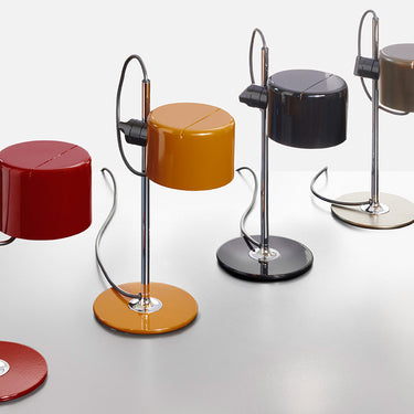 Scarlet red Mini Coupé table lamp for contemporary interiors