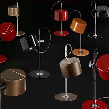 Mini Coupé adjustable desk lamp in anodic bronze finish