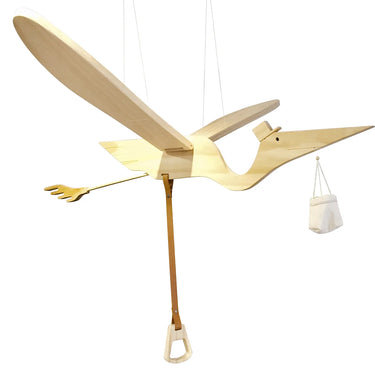 Eguchi Toys Mobile Stork Large Wood