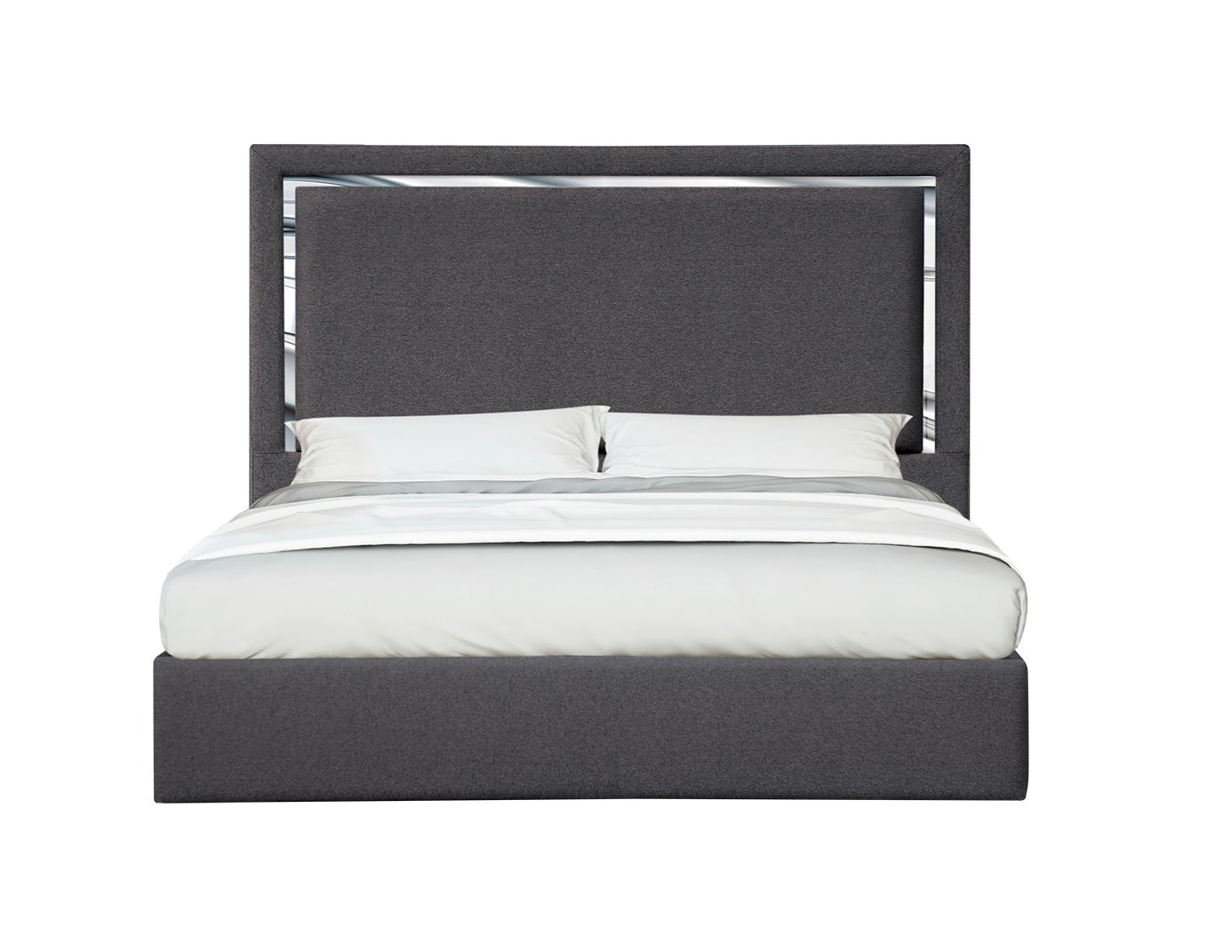 Monet King Bed Charcoal by JM