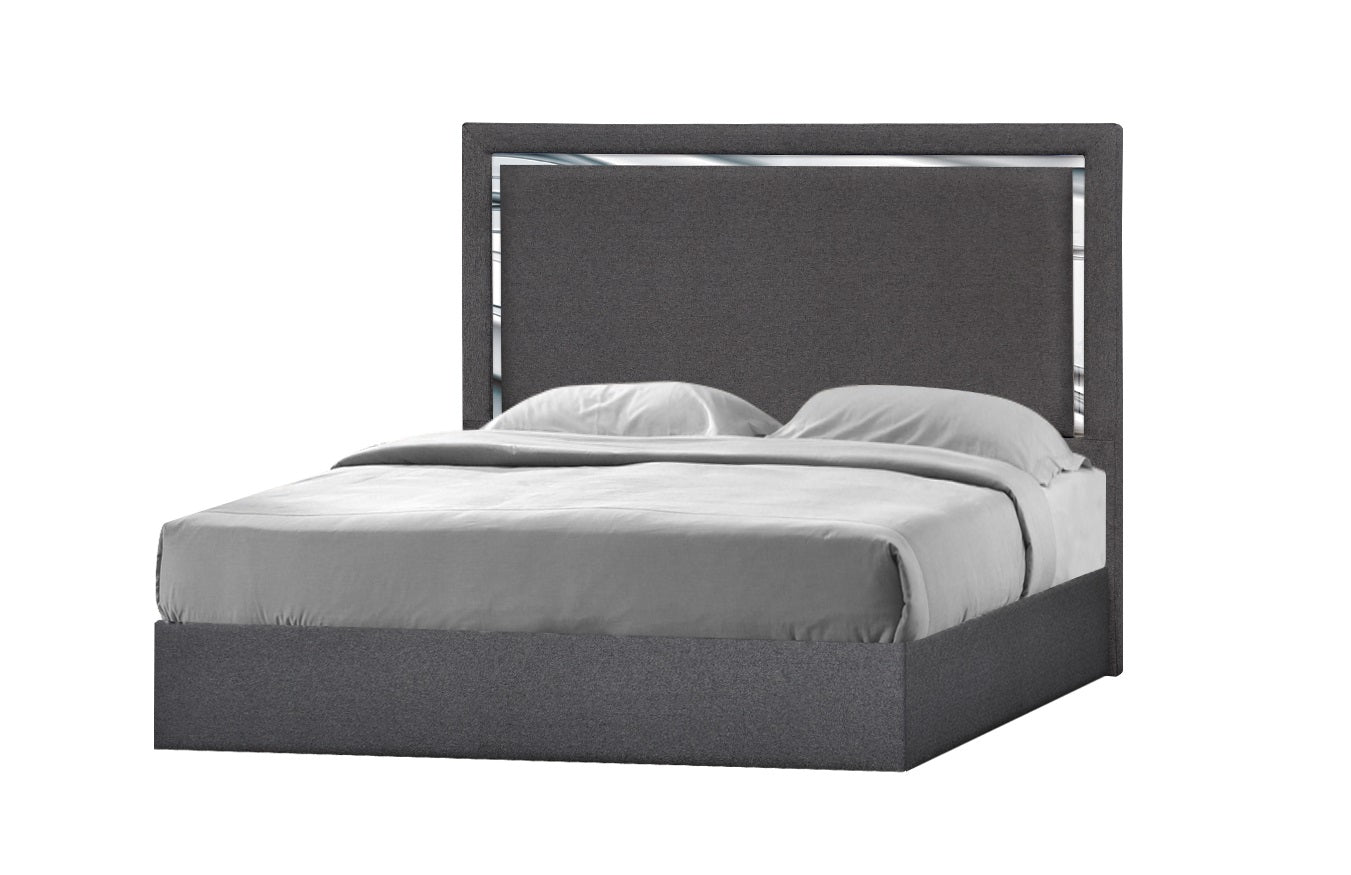 Monet King Bed Charcoal by JM