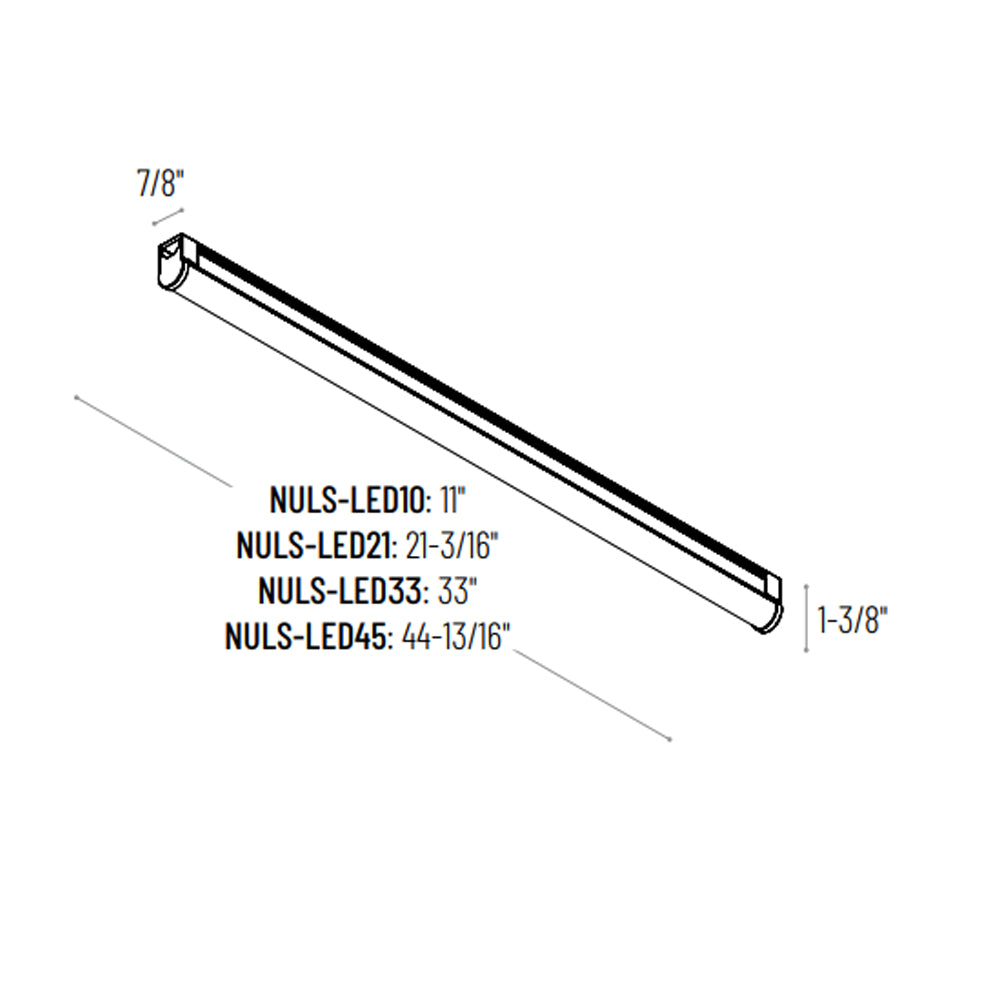 Nora Lighting 11" NULS-LED Linear Luminaire