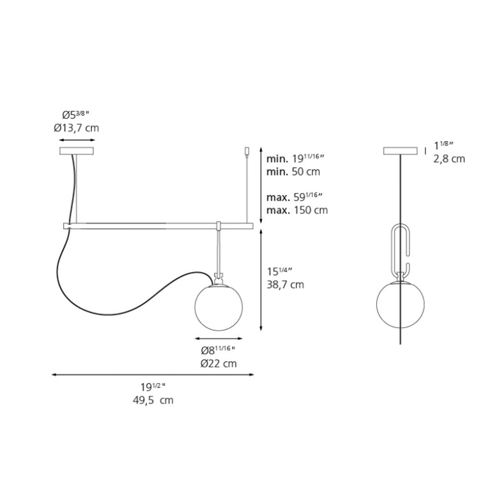 Artemide Nh S1 14 Pendant Light