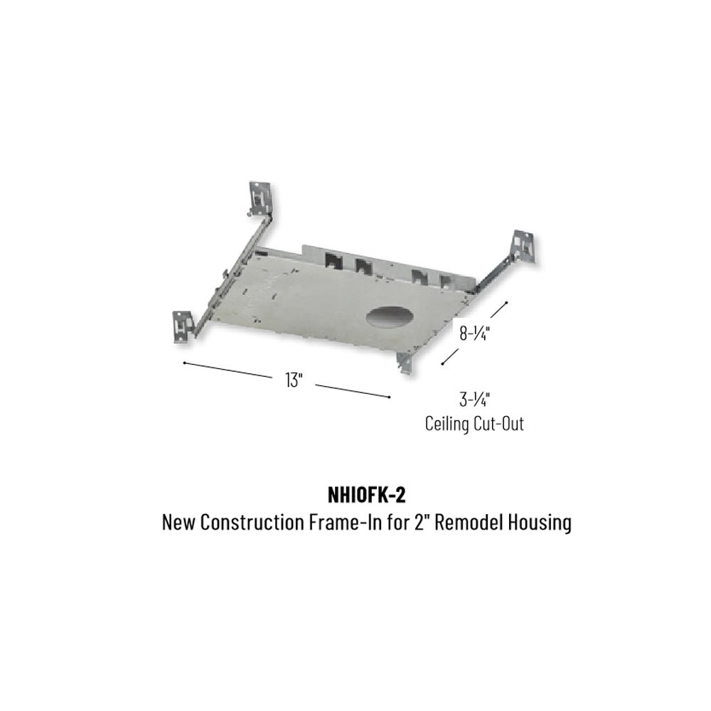 Nora Lighting 2" Iolite Frame-In for Remodel Housing