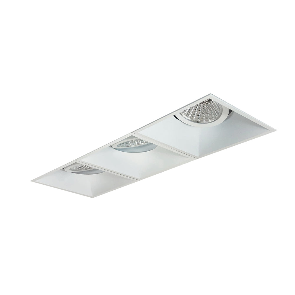 Nora Lighting Iolite MLS Three Head, Trimless Wall Wash