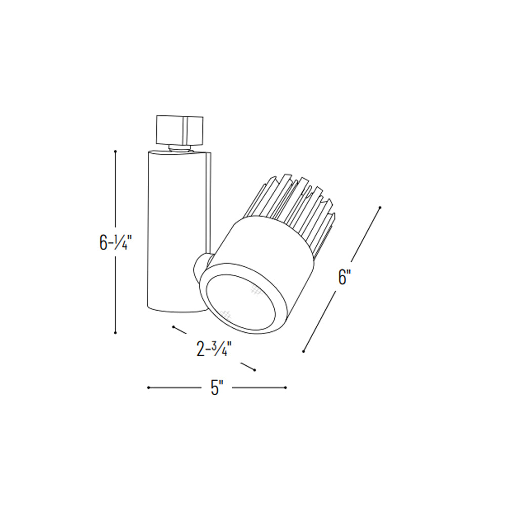 Nora Lighting 1400lm Aiden LED Track Head