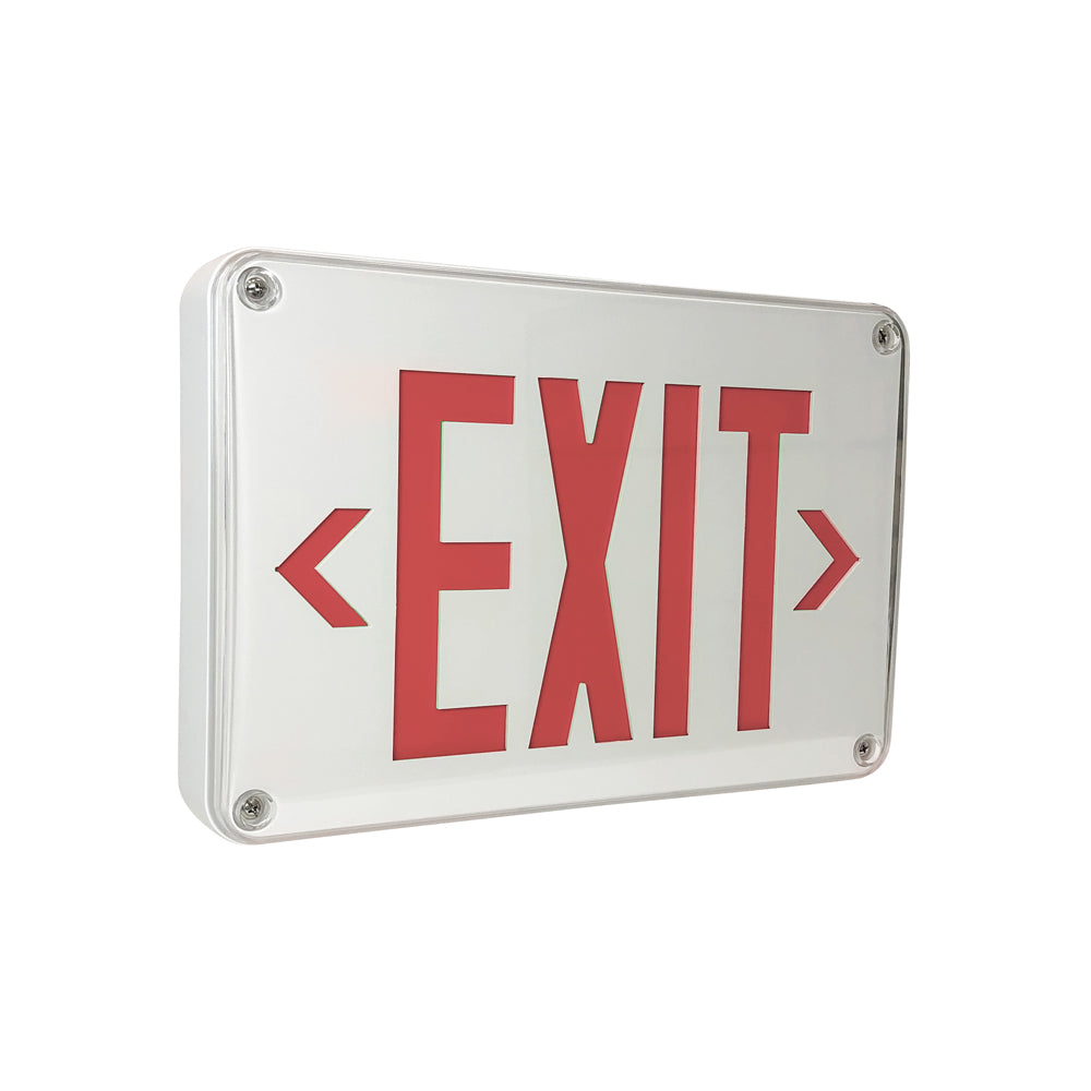 Nora Lighting NX-617-LED Wet Location LED Exit Sign with Battery Backup and Self Diagnostics