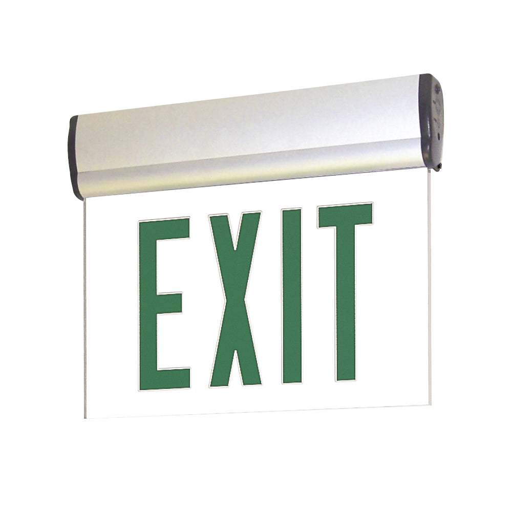 Nora Lighting NX-811-LED Surface Adjustable LED Edge-Lit Exit Sign, 2-Circuit