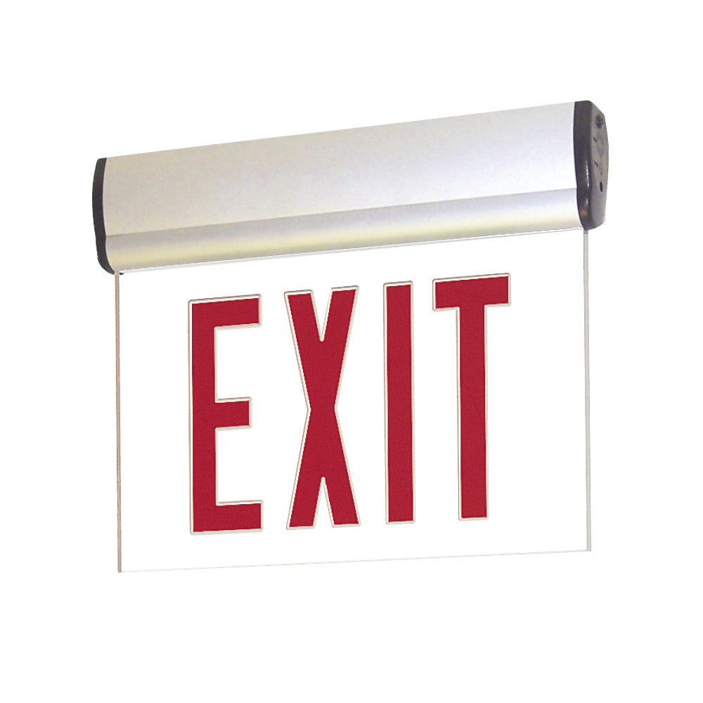 Nora Lighting NX-811-LED Surface Adjustable LED Edge-Lit Exit Sign, 2-Circuit