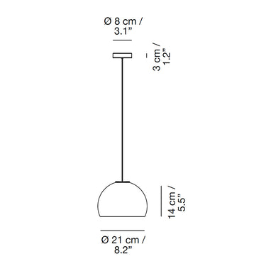 Neil Pendant Light Medium by Carpyen
