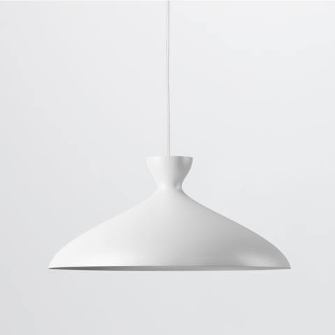 Pretty - Wide White Pendant Light of Nyta