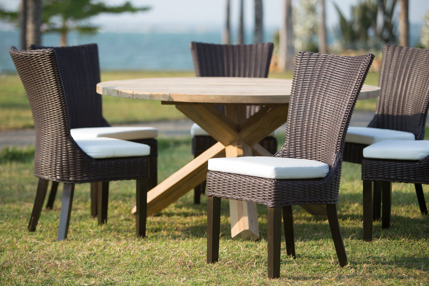 Padmas Plantation Outdoor Dominican Dining Chair - Set of 2