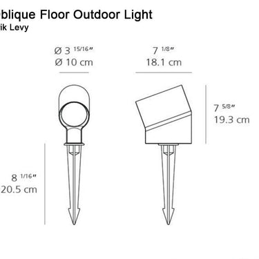 Premium outdoor LED ground spike light, 3000K, 20W, perfect for patios, hotels, landscape and pathway lighting