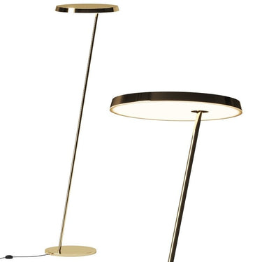 Amanita 619 floor lamp with metal base and transparent PMMA diffuser