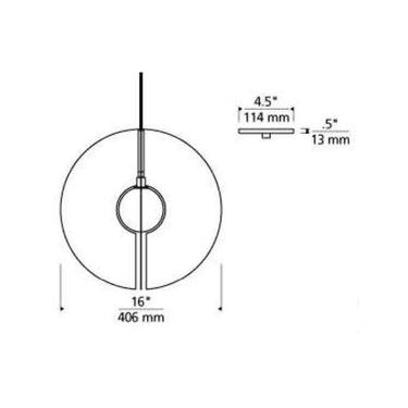 Orbel Round Pendant Light | Visual Comfort Modern