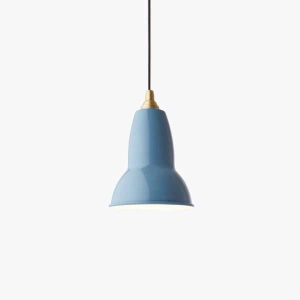 Anglepoise Original 1227 Brass Pendant - Dusty Blue