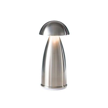 Lacquered brass Neoz Owl 1 wireless table lamp, rechargeable battery, ideal for restaurant table lighting, designer lamp.