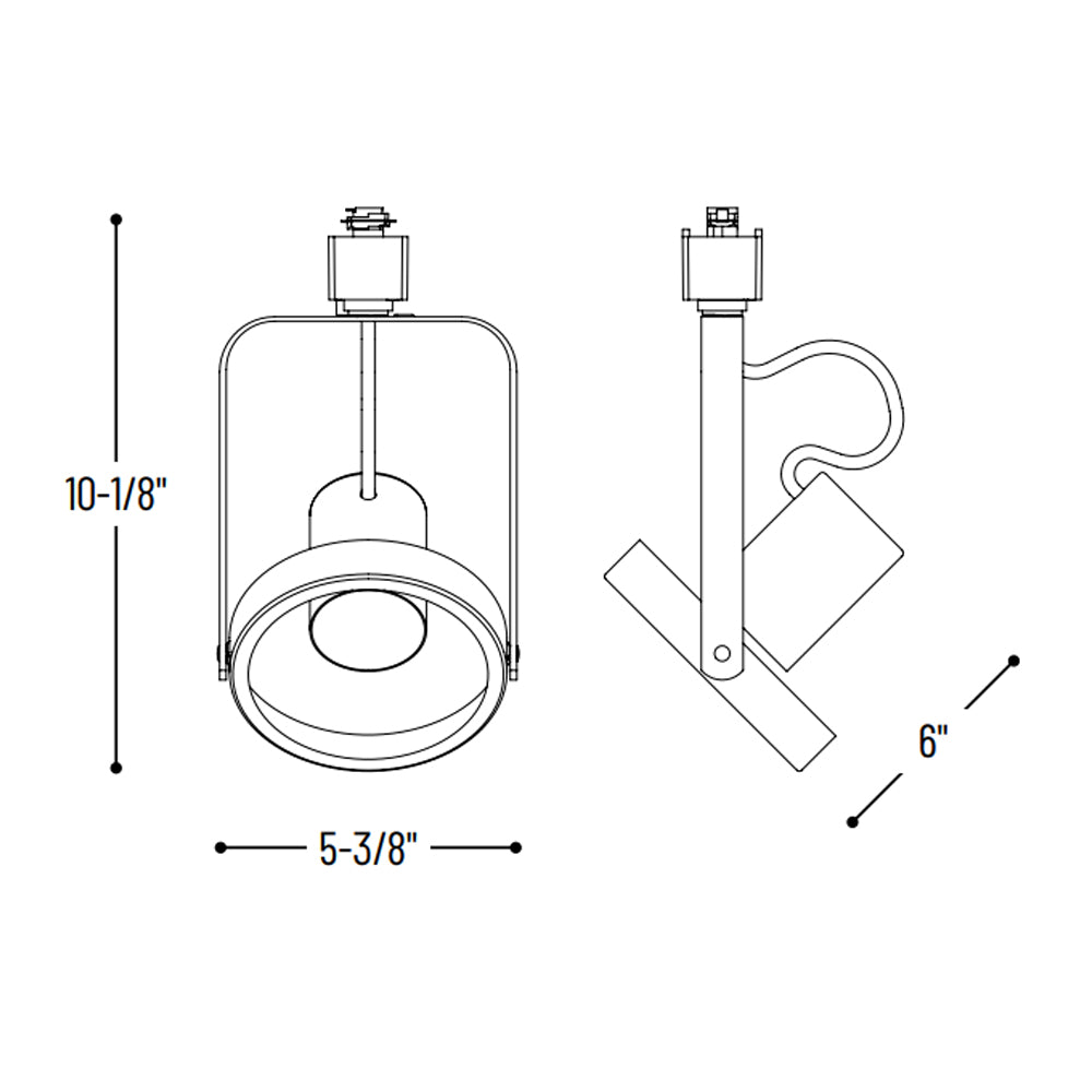 Nora Lighting PAR38 Rear Loading Gimbal Ring