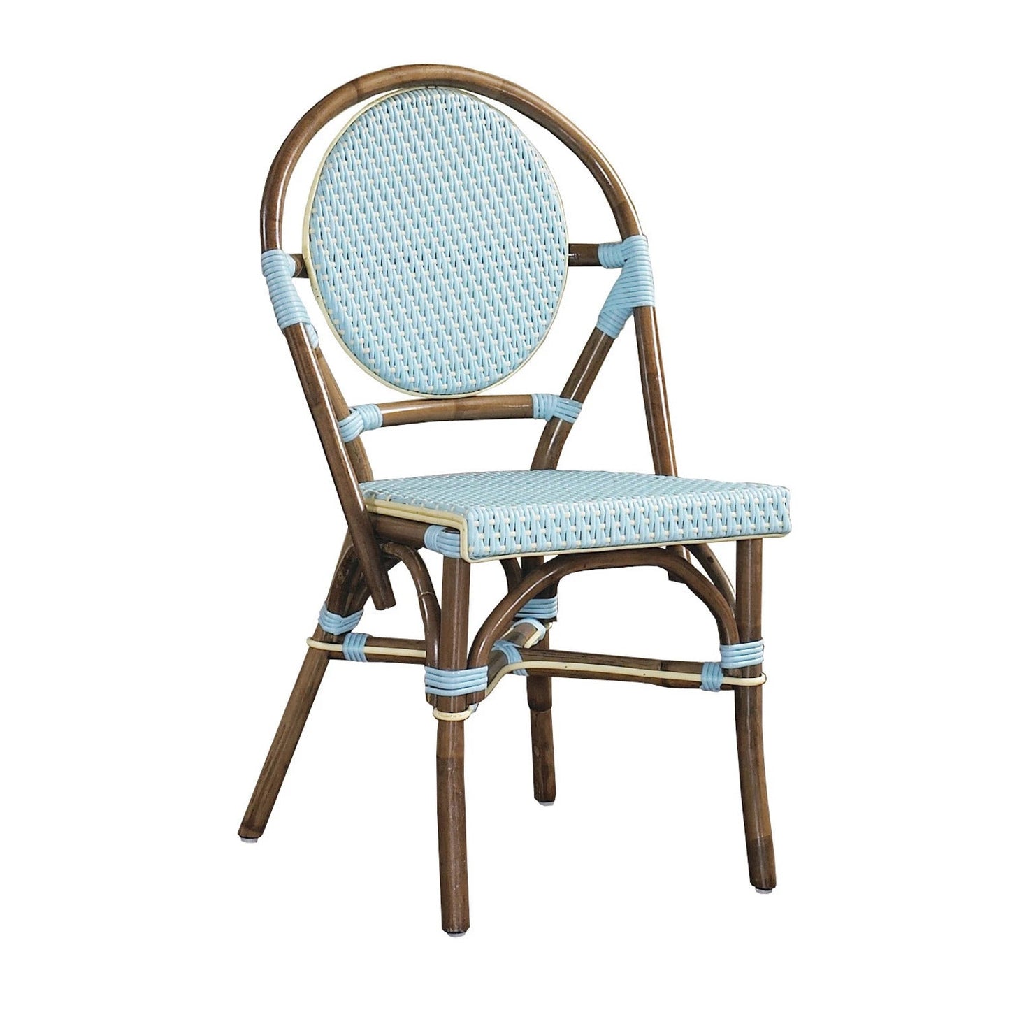 Padma's Plantation Paris Bistro Chair Blue Set of 2