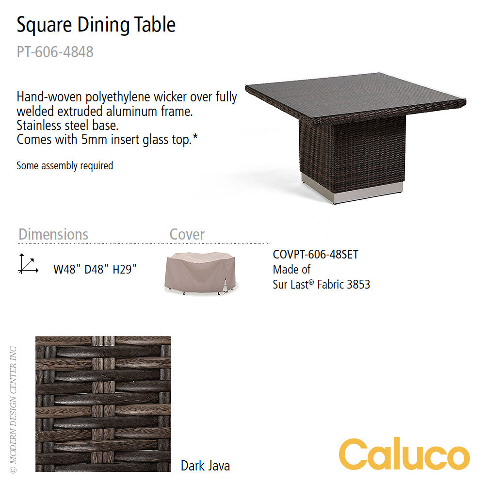 Mirabella Square Dining Table by Caluco | Caluco | LoftModern