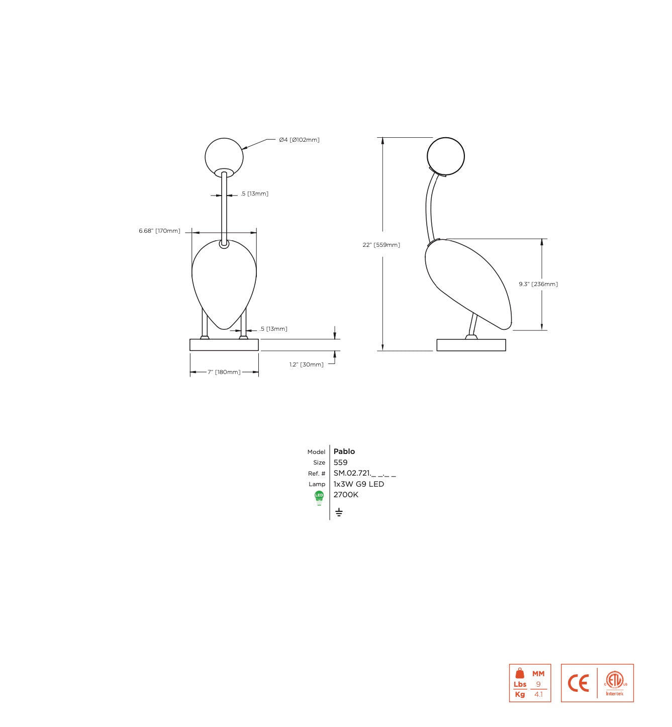 Viso Pablo Table Lamp