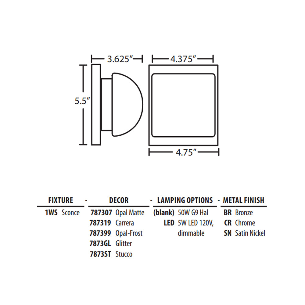 Besa Lighting Paolo Wall Light