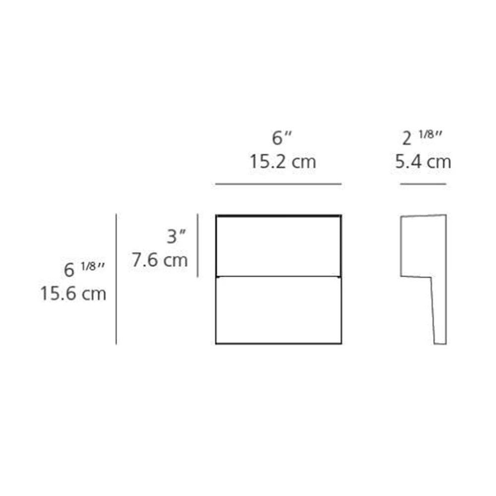 Artemide Piano Direct Indirect Led Silver Wall Light