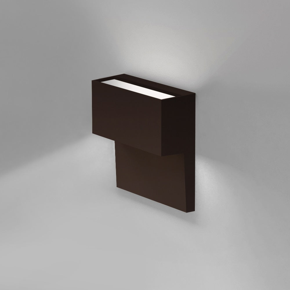 Artemide Piano Direct Indirect Led Bronze Wall Light