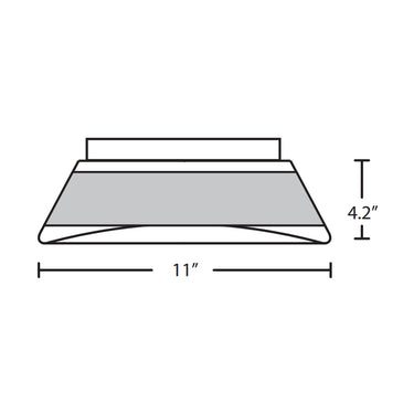 Besa Lighting Pica 11 Ceiling Light