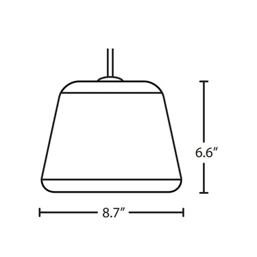 Besa Lighting Pica 9 Pendant Light