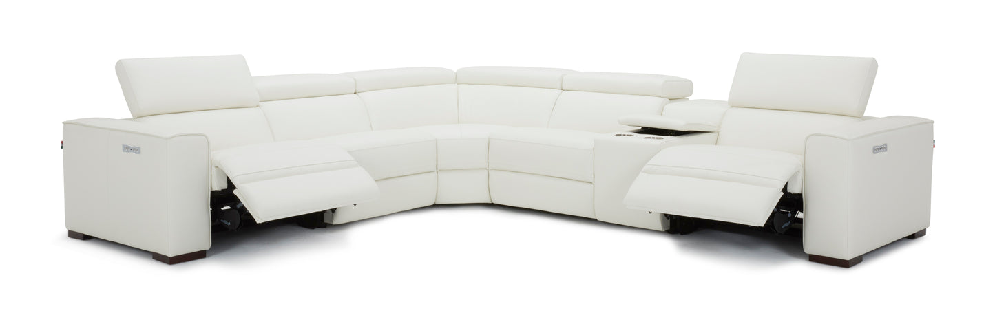 Picasso Motion Sectional Sofa White by JM