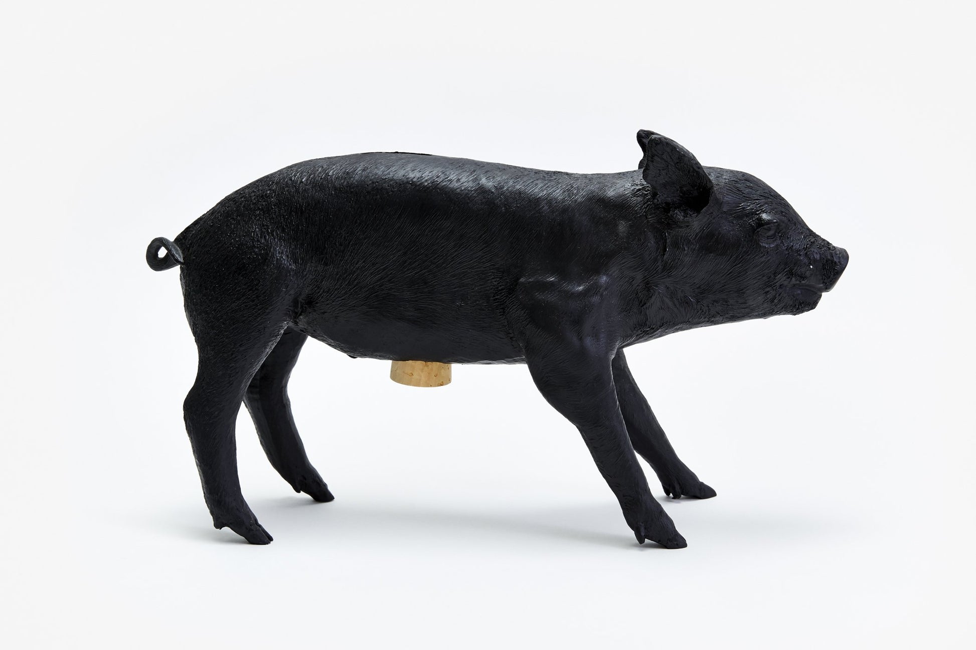 Reality Pig Bank Matte Black by Areaware - LoftModern
