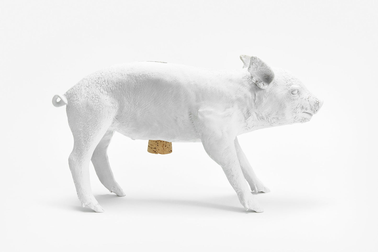 Reality Pig Bank Matte White by Areaware - LoftModern