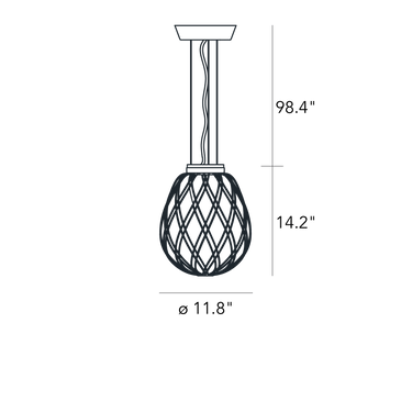 FontanaArte Pinecone Suspension Light Medium