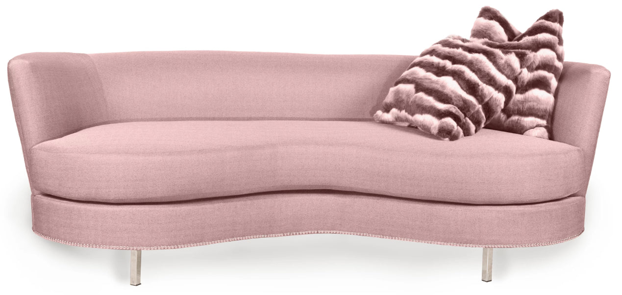 Pink Blush Sofa by Loni M Designs