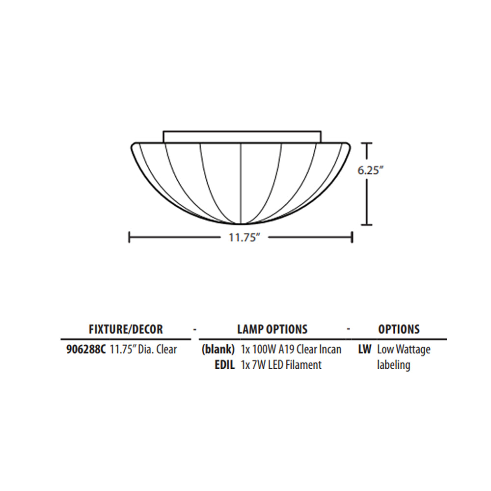 Besa Lighting Pinta 12 Ceiling Light