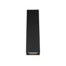 Visual Comfort Pitch 19 Architectural Wall Light | 19-Inch Commercial Grade LED, Black Finish