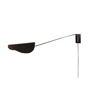 Modern designer wall lamp in anodic bronze for bedroom bedside lighting