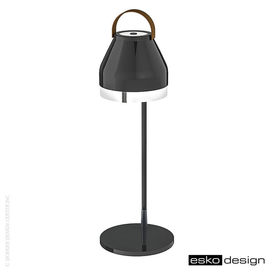 Cowbelle Desk Lamp Jet Black by Esko Design | Esko Design | LoftModern