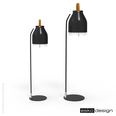 Cowbelle Desk Lamp Jet Black by Esko Design | Esko Design | LoftModern