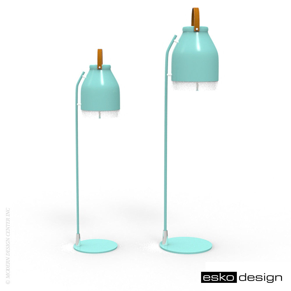 Cowbelle Desk Lamp Light Green by Esko Design | Esko Design | LoftModern