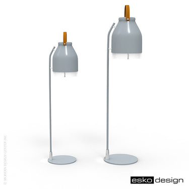 Cowbelle Desk Lamp Signal Gray by Esko Design | Esko Design | LoftModern