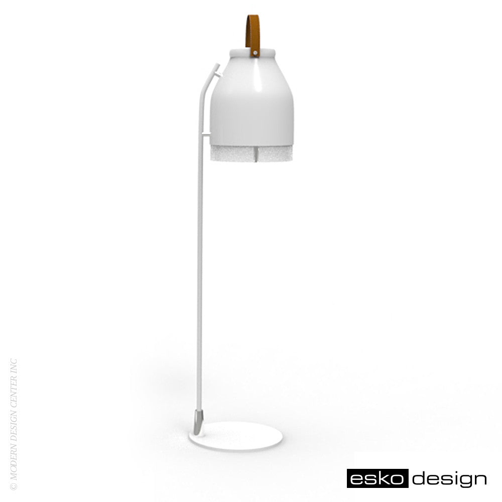 Cowbelle Desk Lamp Traffic White by Esko Design | Esko Design | LoftModern