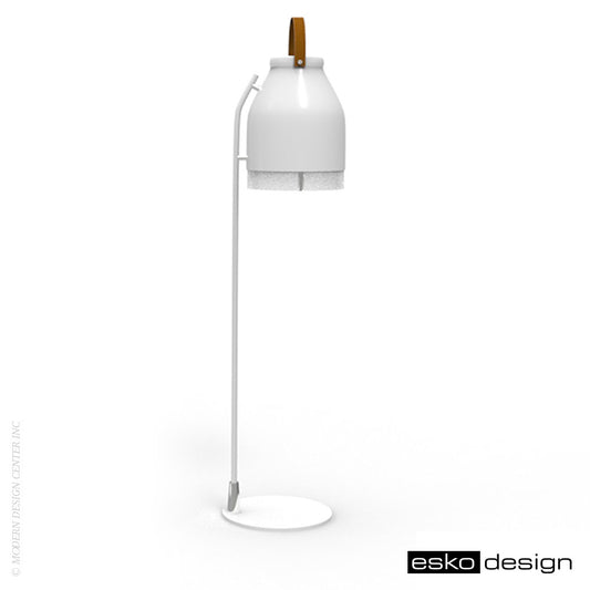 Cowbelle Desk Lamp Traffic White by Esko Design | Esko Design | LoftModern