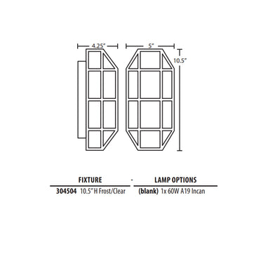 Besa Lighting Prismo 10 Wall Light