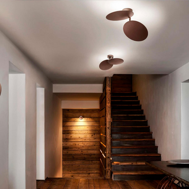 Lodes Puzzle Double Round Wall Ceiling Light