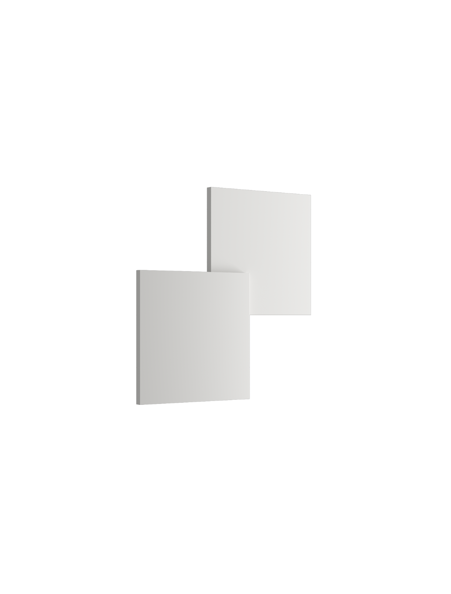 Lodes Puzzle Double Square Wall Ceiling Flush Light
