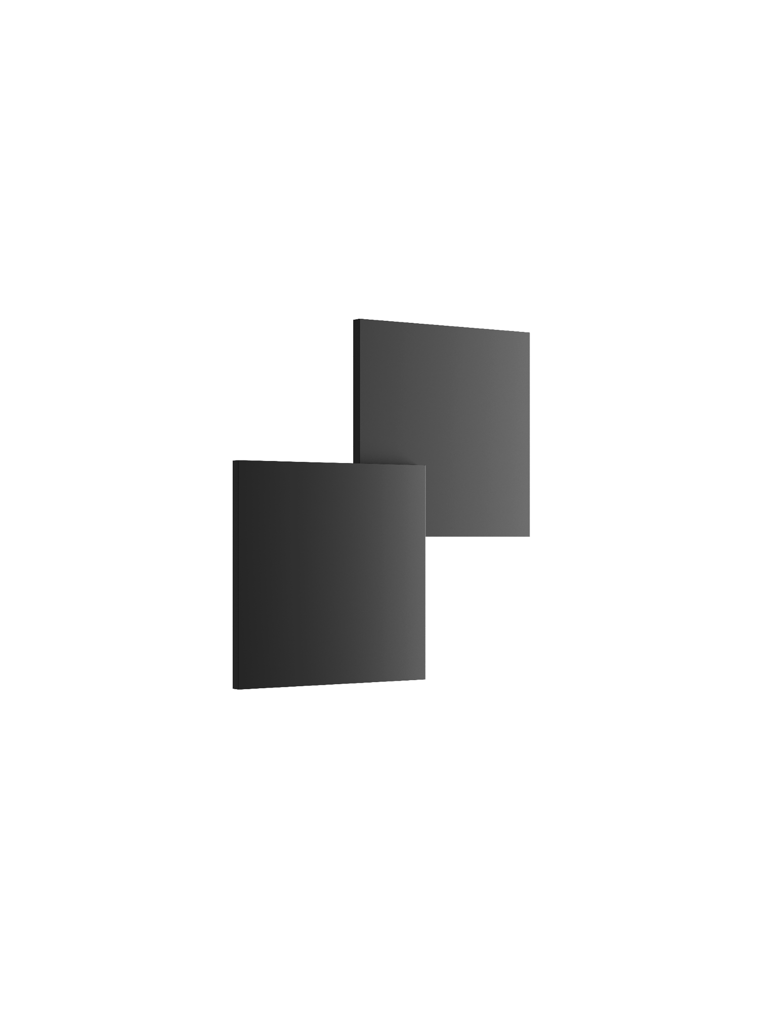 Lodes Puzzle Double Square Wall Ceiling Flush Light