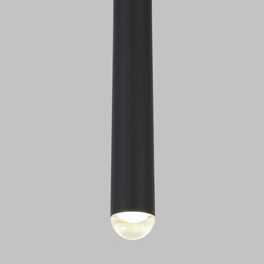 Nightshade Black Pylon LED ceiling light for contemporary residential & commercial applications.