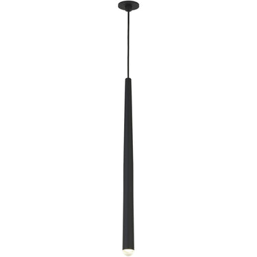 Sleek Black LED Pendant by Sean Lavin, Ideal for Kitchen Island Lighting. 